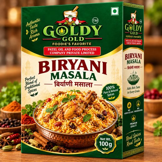 Goldy Gold Biryani Masala 100 g box