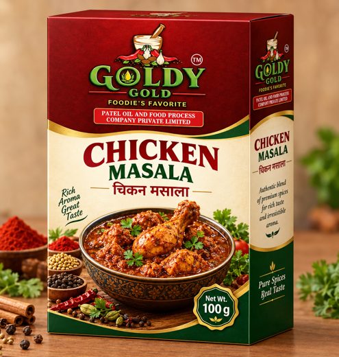 Goldy Gold Chicken Masala 100 g box