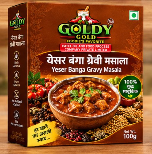 Goldy Gold Yeser Banga Gravy Masala 100 g box