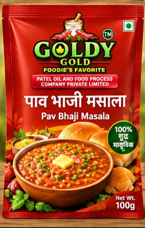 Goldy Gold Pav Bhaji Masala 100 g pouch